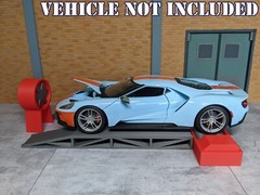 1/18 Scale 2WD Dyno Chassis Dynamometer With Ramps – Car Diorama Accessory