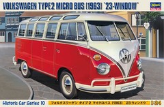 Hasegawa 1/24 Volkswagen Type 2 Micro Bus ‘1963’ 23-Window HC10 Plastic Model