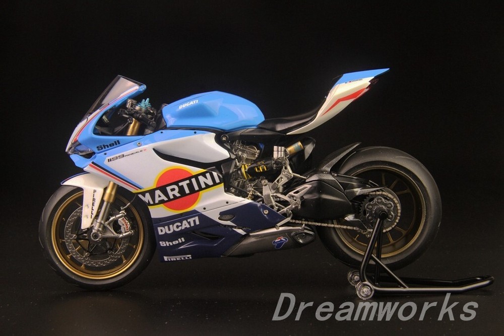 Award Winner Built Tamiya 1/12 Ducati 1199 Panigale S Tricolor +Martini Masking
