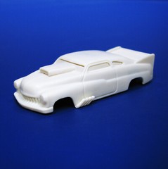 JFSL8 Jimmy Flintstone resin 1949 Pro Mod slot H:O car body