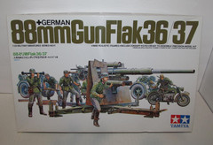 Tamiya German WWII 88mm Gun Flak 36/37 Plastic Model Kit 35017 1/35