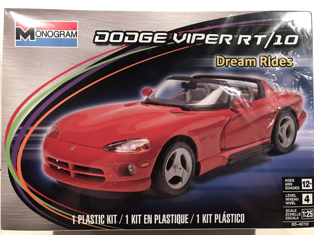 Dodge Viper RT/10 Model Plastic Kit Dream Rides 1:25 Monogram New