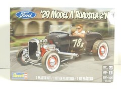 REVELL 1/25 SCALE Ford 1929 Model A Roadster 2’N 1 Model Kit #4463 SEALED
