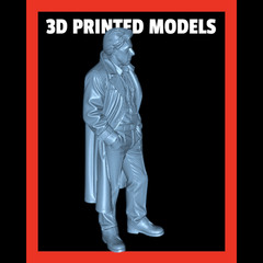 Detective Resin Figure Model Cars Diorama Unpainted Model Railroad People LEO