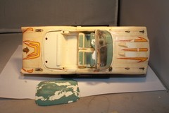 1960 Mercury Park Lane Convertible 1/25 Model Car AMT Made in USA