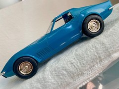 AMT Ertl 1970 Chevy Corvette LT-1 Mulsanne Blue with custom Black interior