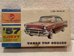 1957 Chevy Hardtop – 1:32 Scale Model Kit – Vintage PYRO Item #C294-50