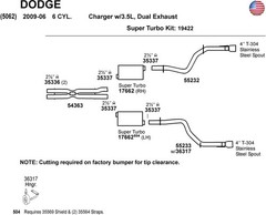 Dynomax 36317 Exhaust System Hanger for Dodge Charger