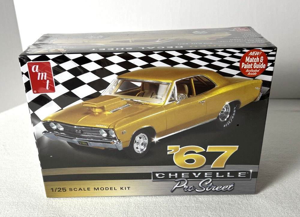 AMT 1967 Chevy Chevelle Pro Street 1:25 Model Kit (AMT876/12) NEW in SHRINK WR.