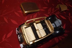HUBLEY FORD VICKY METAL MODEL KIT HOT ROD PARTS REPAIR 1:20 JUNKYARD GOLD BLACK