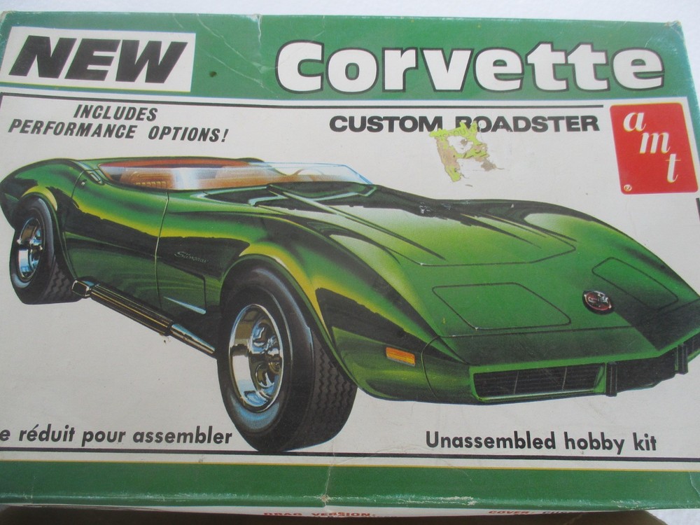 1976 New Corvette Custom Roadster AMT T475 1:25 Kit 🔥 BAGS SEALED MORE LISTED