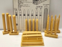 Verlinden Productions 1/35 Resin set 1-2 WWII German Army 8.8cm AMMO 200-201