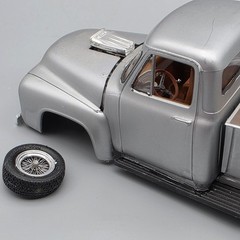 1956 Ford F-100 1/25 Built Model Truck Parts Diorama Display Broken Wheel