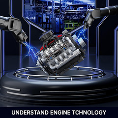 Mini V8 Engine Kits That Runs, Build Your Own Visible Car Motor, Physical Scienc
