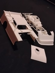 1/25 Dirt Late Model 3D Printed Kit Unassembled Dirt Track Race Car Lucas Oil