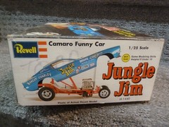 REVELL JUNGLE JIM CAMARO FUNNY CAR MODEL KIT H-1440 SUPER RARE BRAND NEW