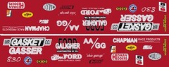 Ohio George Mr. Gasket Mustang Gasser 1/24th – 1/25th Scale Decals NHRA DRAG