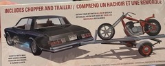 MPC967 – 80 Chevy Monte Carlo With Chopper & Trailer 1:25 Scale Model Kit Sealed