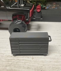 72 Tool Box Triple Bank Rolling Cabinet 1 25 Scale Garage Diorama Shop Scenery