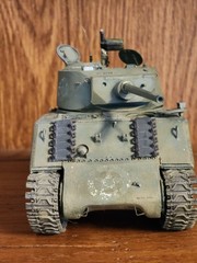 Vintage 1970’s Hand Painted, U.S. M4A3E2 Sherman “Jumbo” Assault Tank, 1944