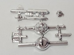 1933 Willys GASSER REAR AXLE / DIFFERENTIAL / DRIVESHAFT from AMT 1:25 Model Kit