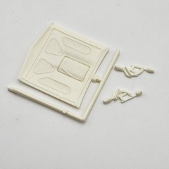 AMT 1/25 67 Chevelle Pro Street AMT876/12 Parts Kit Bash Car Hood