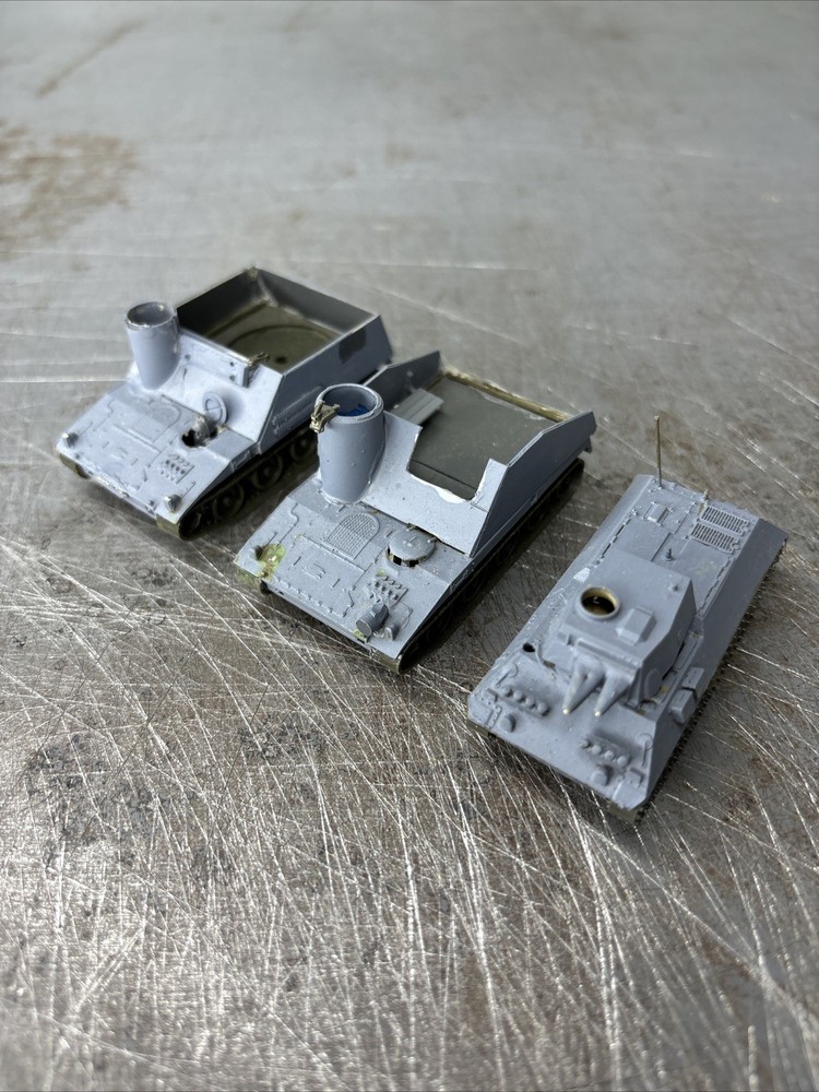 ROCO MINITANKS DBGM Lot Of 3 Custom Painted German WWII Ammo Carrier