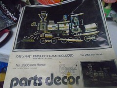 General Crafts Parts Decor 2906 Iron Horse Framed model Kit