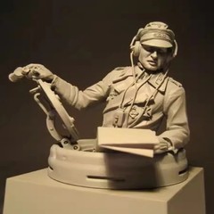 1/16 Casting Resin Model Assembly Kit, GK, Tank Captain, Unpainted