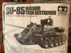 BAGGED TAMIYA RUSSIAN TANK DESTROYER SU-85 SCALE 1/35 SERIES MODEL KIT