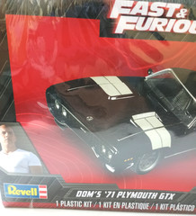 Revell Fast & Furious Dom’s ’71 Plymouth GTX 1:25 Scale Model Kit New in Box