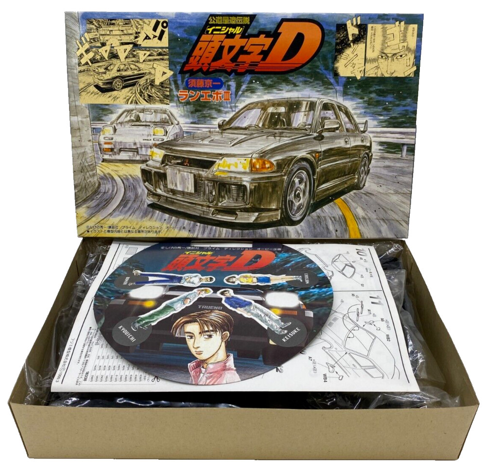 Initial D Kyoichi Sudo Lance Evolution III 1/24 Plastic Model Kit Fujimi 2000