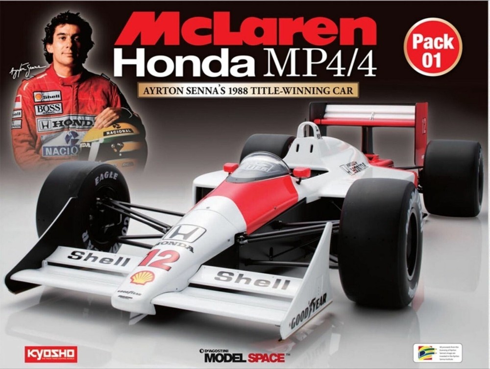 DEAGOSTINI 1/8 McLaren Honda MP4/4 No.1-70 Full Kit Ayrton Senna