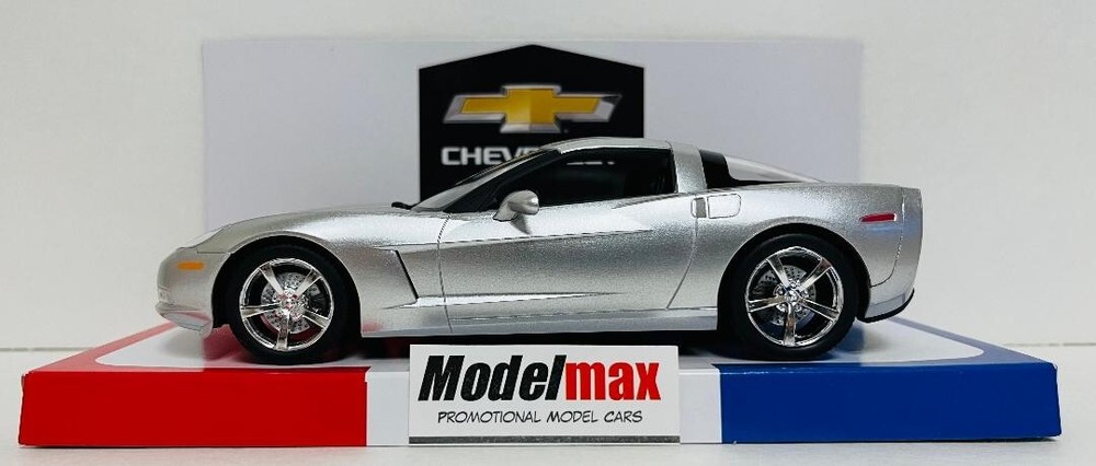 New Original 2010 Corvette C6 Coupe Promo Model Blade Silver MODELMAX