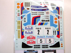 Decalpool 1/24 Peugeot 205 Turbo 16 WRC 1985 Decal Sheet #DP314 for Tamiya kit
