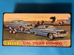 CAL DRAG COMBO MODEL KIT-INCUDES FORD FALCON & GALXIE AMT 1/25 SCALE NEW LOOK!!!
