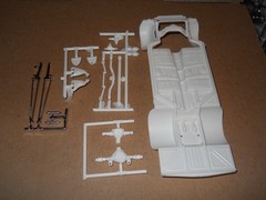 AMT 1/25 1967 CHEVELLE PRO STREET Tub Frame-Rear End=And Parts Shown