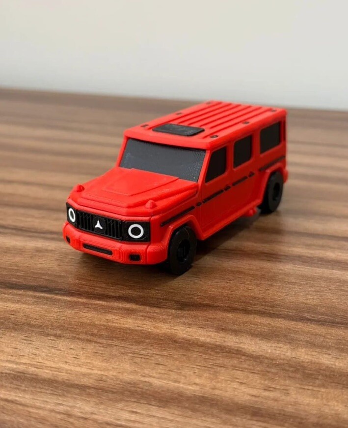 3d Printed Mercedes G63 AMG RED