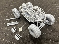 resin 3d printed 1/25 Scale Rock Buggy Kit 46 Inch Tires Blown Hemi Full Cage