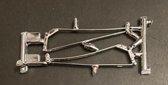 Blue Max Mustang Funny Car PARTS 120 1667 Model Car Parts COMBINE PARTS