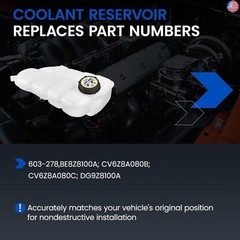 Engine Coolant Reservoir Tank 603-278 Compatible with Ford Escape 2013-2016