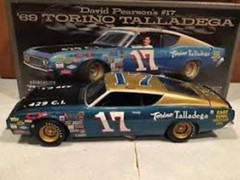 #17 David Pearson EAST TENN. Motors 1968 Ford 1/24th – 1/25th Scale Decals