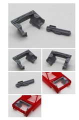 DiOlex DP24046 1/24 Transkit LHD dashboard with engine bay Toyota Starlet KP61