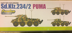 1/35 German Sd.Kfz.234/2 PUMA w/ 3D printed engine ~ Dragon Premium 6943