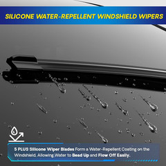 ® Silicone Windshield Wipers Replacement for 2019-2024 Toyota RAV4/ 2006-2015 Ma