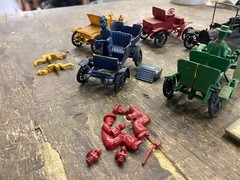 Vtg Revel Model Car Kits Stanley Steamer 1909 1950’s Classic Auto Lot Model T