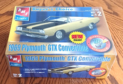 AMT 1/25 1969 69 Plymouth GTX Convertible Model Kit Buyer’s Choice SEALED