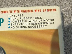 RARE VINTAGE AHM Wind Up Motorized Lotus 33 GP 1:32 Scale Model Kit