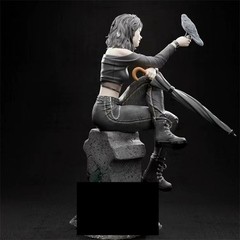 1/24 Scale Resin Figure Model Kit Beautiful Magic Figure Unassembled, Unpainted