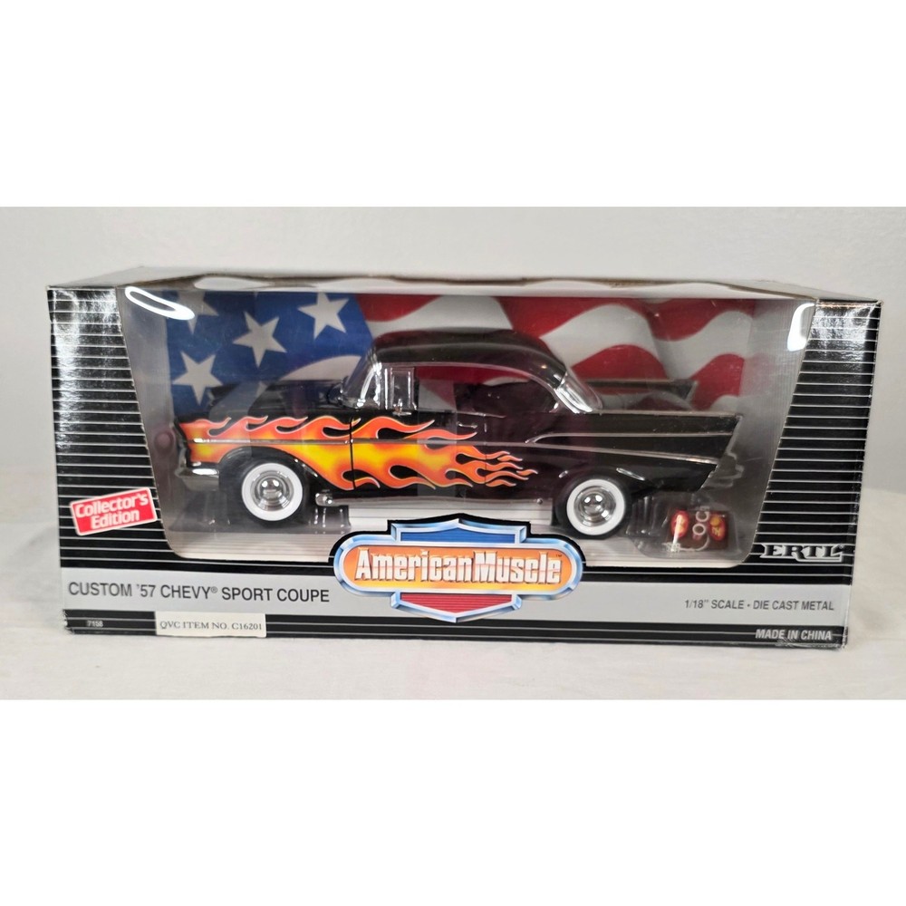 Vtg. ERTL American Muscle Collector ’57 Chevy Sport Coupe Die Cast 1:18 NOS